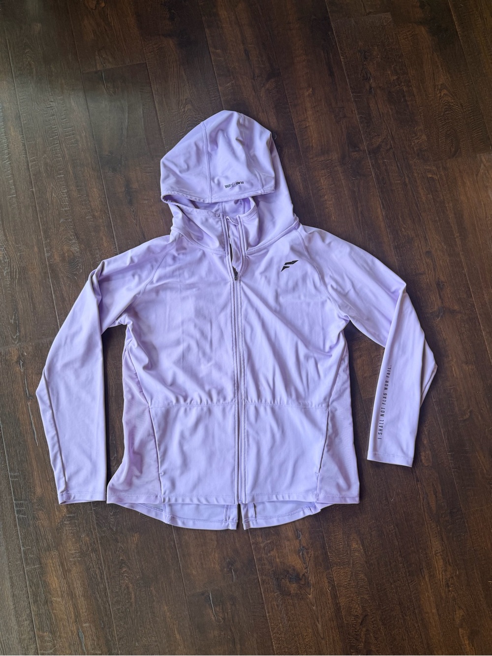 flag nor fail Lavender Performance Zip Hoodie